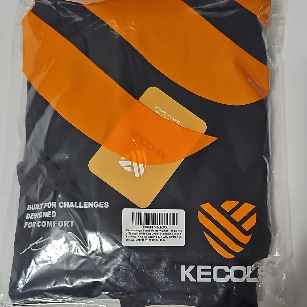 KECOL Women's Yoga Scrub Pants XL